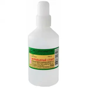 Купить Муравьиный спирт 1,4 % 100 мл раствор спиртовой для наружного применения