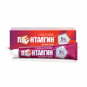 Купить: Пенталгин Экстра-Гель 5 % 100 г гель для наружного применения