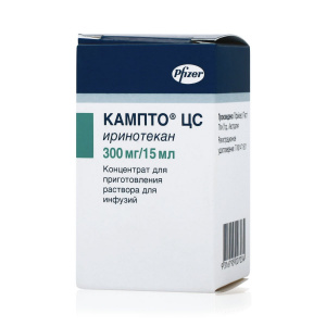 Купить: Кампто ЦС 20 мг / мл 15 мл 1 шт концентрат для приготовления раствора для инфузий флакон