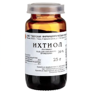 Купить: Ихтиоловая мазь 20 % 25 г мазь для наружного применения