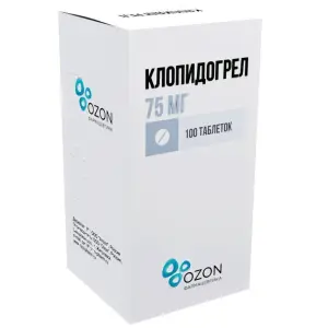 Купить Клопидогрел 75 мг 100 шт таблетки покрытые пленочной оболочкой