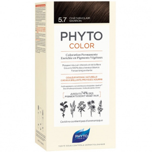 Купить: Phyto color №5.7 (светлый каштан) краска для волос