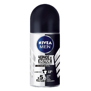 Купить: Nivea Men Original Черное и Белое невидимый 50 мл антиперспирант шарик
