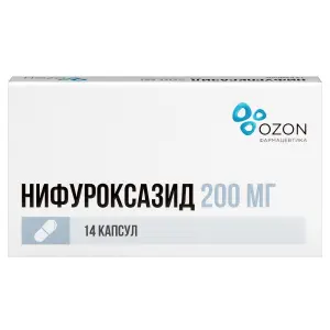 Купить Нифуроксазид 200 мг 14 шт капсулы