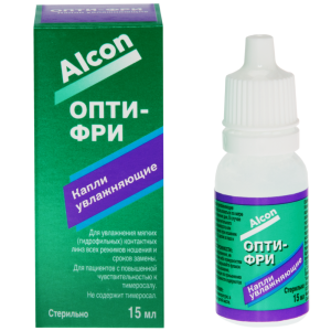 Купить: Опти-Фри 15 мл капли глазные увлажняющие флакон