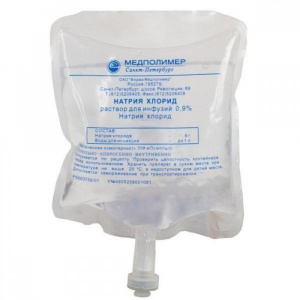 Купить: Натрия Хлорид  раствор д/инф 0,9% 400мл