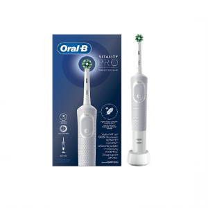 Купить: Oral-B Vitality Pro D103.413.3 зубная щетка электрическая тип 3708 цвет белый + зарядное устройство