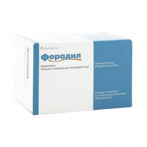 Купить: Форадил 12 мкг/доза 60 шт капсулы с порошком для ингаляций