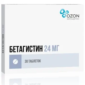 Купить Бетагистин-Озон 24 мг 30 шт таблетки