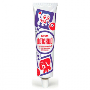 Купить: Крем Детский 75 мл крем с витаминами А F и экстрактом ромашки