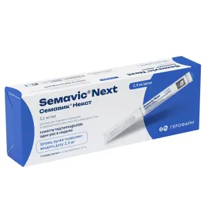 Купить Семавик Некст 2,4 мг/доз 3 мл 1 шт раствор для подкожного введения шприц-ручка + иглы 4 шт