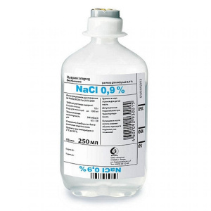 Купить: Натрия Хлорид  р-р д/инфузий 0,9% бут пэт 250мл №1