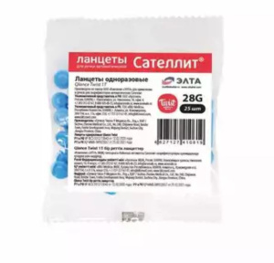 Купить: Сателлит Qlance Twist 25 шт ланцеты