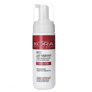 Купить: Kora 160 мл мусс для умывания для сухой и чувствительной кожи