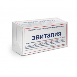 Купить: Эвиталия Комплекс сухих микроорганизмов пробиотиков 300 мг 10 шт флаконы