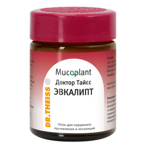 Купить: Доктор Тайсс Эвкалипт 20 г мазь для наружного применения и ингаляций