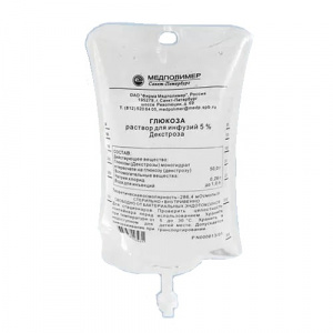 Купить: Глюкоза 5% 250 мл раствор для инфузий