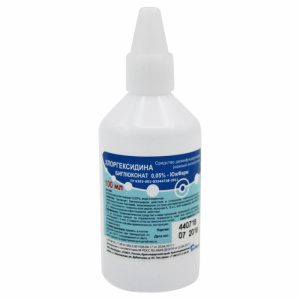 Купить: Хлоргексидина биглюконат 0,05 % 100 мл раствор для наружного и местного применения (дезинфицирующее средство)