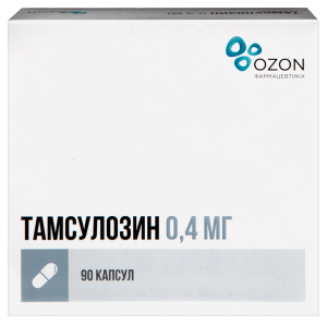 Купить: Тамсулозин 0,4 мг 90 шт капсулы с пролонгированным высвобождением