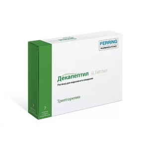 Купить: Декапептил 0,1 мг/мл 1 мл 7 шт раствор для подкожного введения шприцы