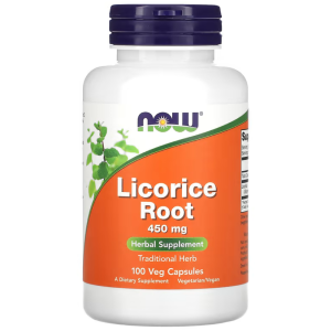 Купить: Now Foods Корень Солодки 450 мг 100 шт капсулы