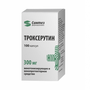 Купить: Троксерутин-Акос 300 мг 100 шт капсулы