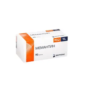Купить Мемантин-Вертекс таб ппо 10мг №90