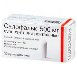 Купить Салофальк 500 мг 30 шт суппозитории ректальные