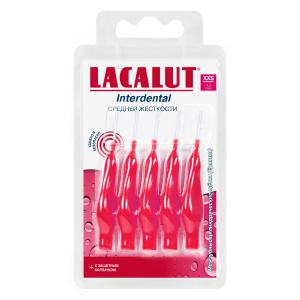 Купить: Lacalut Interdental 5 шт ёршики цилиндрические размер XXS 0,7 мм