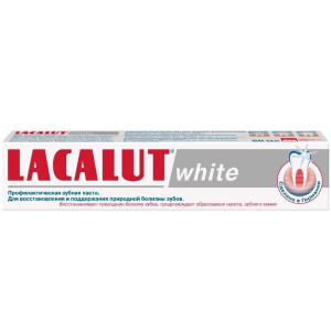 Купить: Lacalut White 75 мл паста зубная