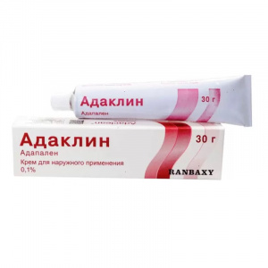 Купить: Адаклин 0,1 % 30 г крем для наружного применение