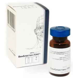 Купить: Винбластин-ЛЭНС 5 мг 1 шт лиофилизат для приготовления раствора для внутривенного введения флакон