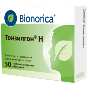 Купить: Тонзилгон Н 50 шт таблетки покрытые оболочкой