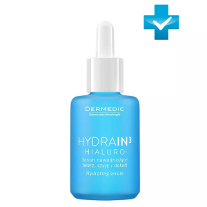 Купить: Dermedic Hydrain3 Hialuro 30 г сыворотка для лица шеи и декольте увлажняющая
