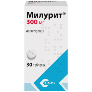 Купить: Милурит 300 мг 30 шт таблетки