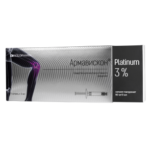 Купить: Армавискон Платинум 3 % 3 мл 1 шт средство для внутрисуставного введения шприц