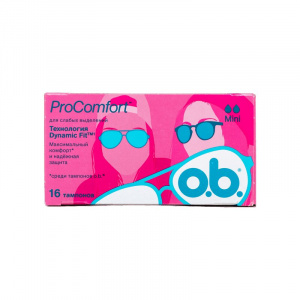 Купить: o.b. ProComfort 16 шт тампоны мини