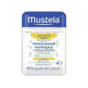 Купить: Mustela 10,1 мл карандаш для губ и лица питательный с кольд-кремом