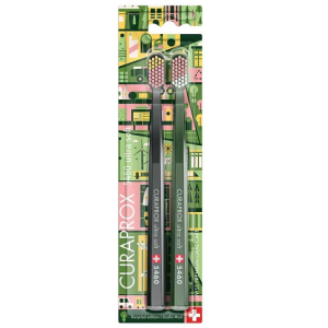 Купить: Curaprox Ultrasoft Duo Recycled 2025 2 шт набор щеток зубных