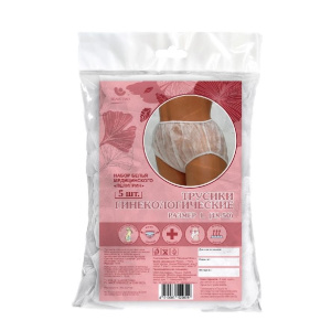 Купить: Пелигрин 5 шт трусики послеродовые одноразовые гинекологические размер L (48-50)