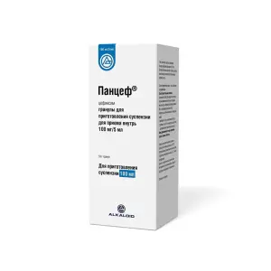 Купить Панцеф 100 мг/5 мл 53 г гранулы для приготовления суспензии для приема внутрь