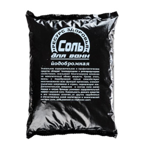 Купить: Ресурс Здоровья 1 кг cоль для ванн морская йодобромная