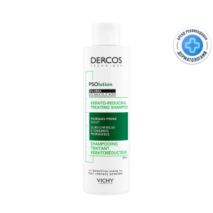 Купить: Vichy Dercos PSOlution  200 мл шампунь кераторегулирующий для кожи склонной к псориазу