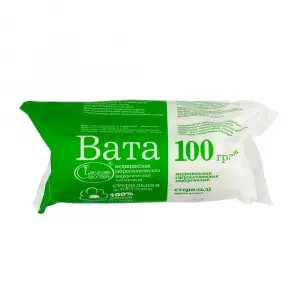 Купить Вата хирургическая 100 г стерильная
