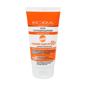 Купить: Kora SPF 50+ 150 мл крем для лица и тела солнцезащитный