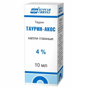 Купить: Таурин-Акос 4% 10 мл капли глазные