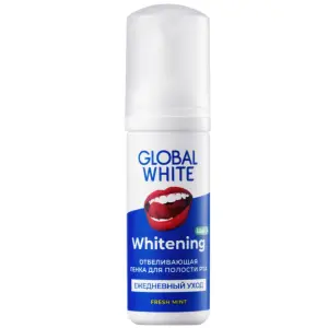 Купить Global White 50 мл пенка для полости рта отбеливающая