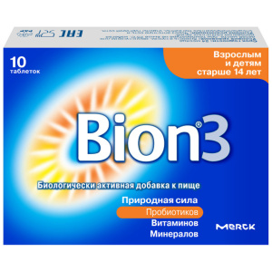 Купить: Бион 3 1050 мг 10 шт таблетки