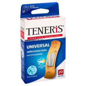Купить: Teneris Universal 20 шт пластырь на полимерной основе