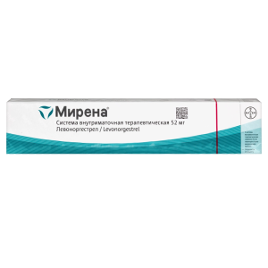 Купить: Мирена 52 мг 1 шт система внутриматочная терапевтическая (спираль)